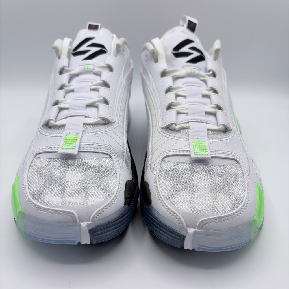 Nike Jordan Luka 2 White Glow Green Bright Spruce Men's Size 9